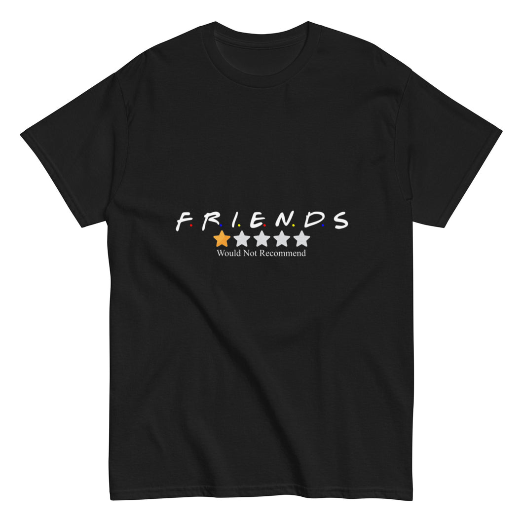 Friends One Star Would Not Recommend