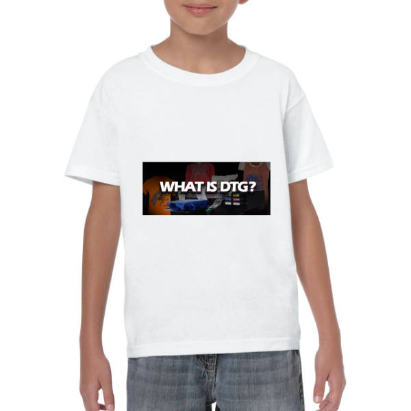 Youth Gildan Unisex Custom Printed T-Shirt (Two Sided Print)